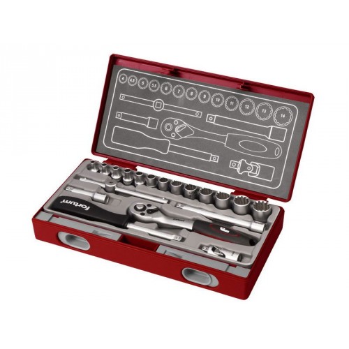 FORTUM kľúče nástrčné MULTILOCK, sada 19ks 1/4" 4700031 FORTUM kľúče nástrčné MULTILOCK, sada 19ks 1/4" 4700031