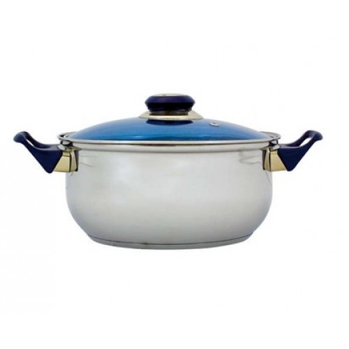 VETRO-PLUS Hrniec 19,5x9,5cm nerez modrý 480023