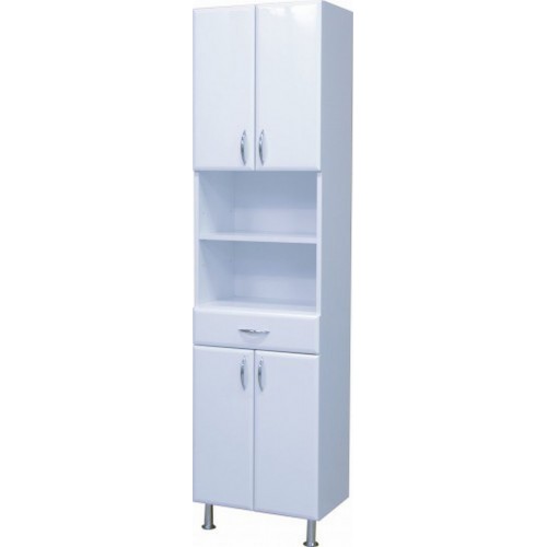 INTEDOOR AZZURRA vysoká kúpeľňová skrinka na dvoch nožičkách AZSVP50N/63