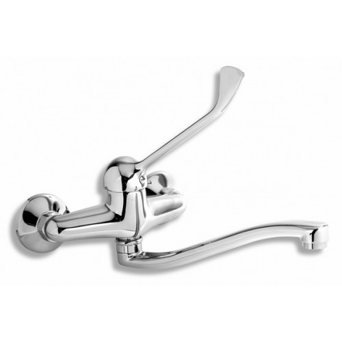 NOVASERVIS METALIA drezová alebo umývadlová nástenná batéria 150mm chróm 55070L, 0 NOVASERVIS METALIA drezová alebo umývadlová nástenná batéria 150mm chróm 55070L, 0