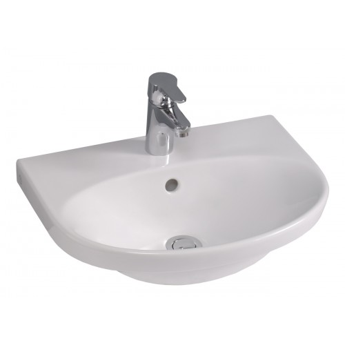 Gustavsberg NAUTIC 50 umývadlo, biela E + 50x38 555099R1 Gustavsberg NAUTIC 50 umývadlo, biela E + 50x38 555099R1