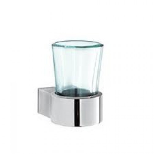 KLUDI Joop! držiak pohára chróm / zelené sklo 5597505H7