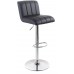 G21 Barová stolička malé koženková, prešívaná čierna 60023096