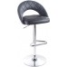 G21 Barová stolička Victea koženková, prešívaná čierna 60023097