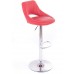 G21 Barová stolička Aletra koženková, prešívaná červená 60023185