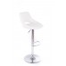 G21 Barová stolička Aletra koženková, prešívaná biela 60023186