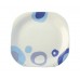 BANQUET Tanier dezertný square 20,5cm BLUE BUBBLE 60113729B
