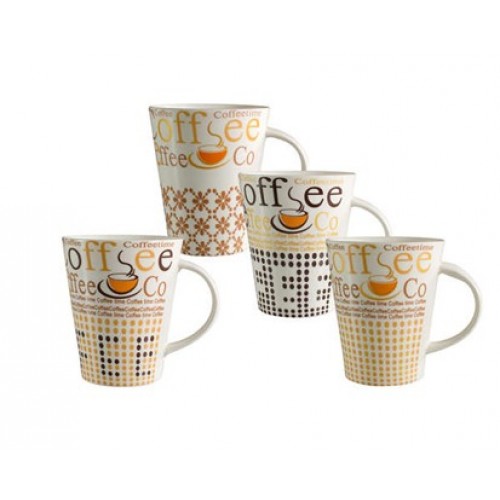 BANQUET Hrnček Modern Coffee 4assorted 60H0788