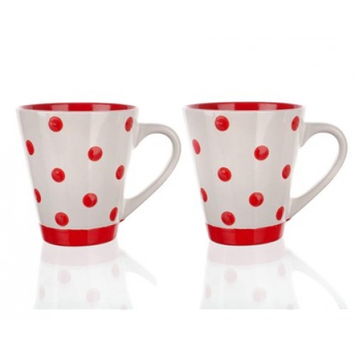 BANQUET 2d sada hrnčekov Dots assorted, OK 60K136600051