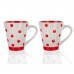 BANQUET 2d sada hrnčekov Dots assorted, OK 60K136600051