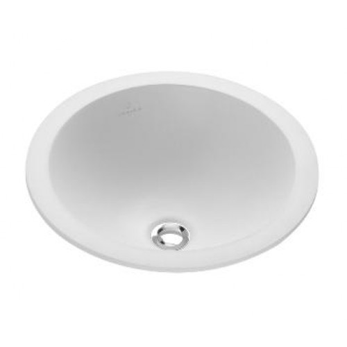 Loop & Friends Zápustné umývadlo 450 mm priemer, s prepadom, star white ceramicplus Loop & Friends Zápustné umývadlo 450 mm priemer, s prepadom, star white ceramicplus