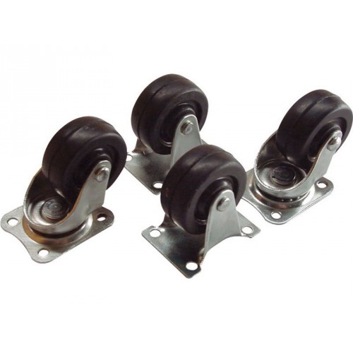 Kolieska plastová otočná, sada 4ks, priemer 40mm 617