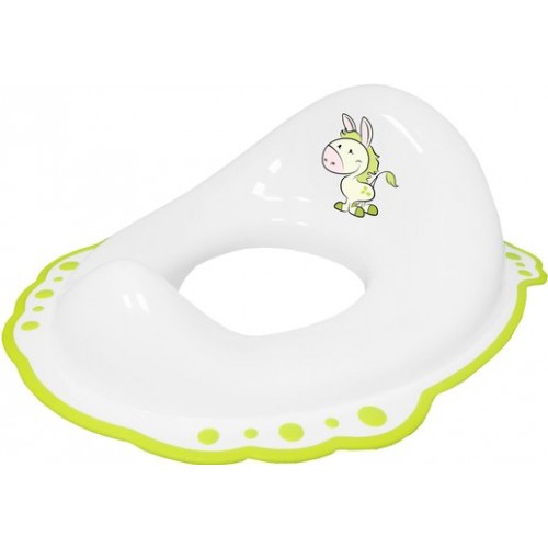 AQUALINE Detské WC sedátko Oslík, biela, 6426