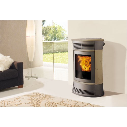 EDILKAMIN Cherie krbové kachle na pelety gaštanová 648070 EDILKAMIN Cherie krbové kachle na pelety gaštanová 648070