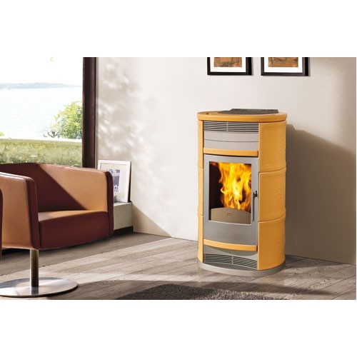 EDILKAMIN PRESTIGE krbové kachle na pelety, ambra 648150 EDILKAMIN PRESTIGE krbové kachle na pelety, ambra 648150