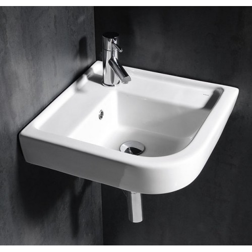 SAPHO UMÝVADLÁ ROHOVÁ 71122138 BASIC keramické umývadlo rohové 45x45cm