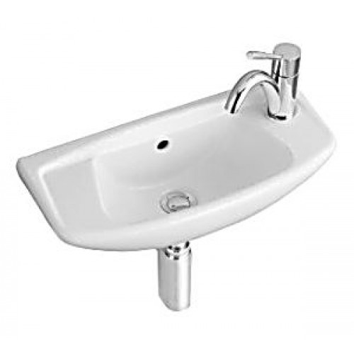 Omnia classic Umývadielko kompakt 525x240 mm,bez prepadu, biela alpin ceramicplus Omnia classic Umývadielko kompakt 525x240 mm,bez prepadu, biela alpin ceramicplus