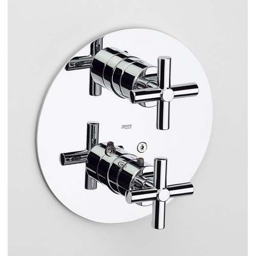 Roca Loft vaňová termostatická podomietková batéria s prepínačom chróm 75A0643C00