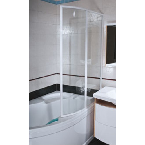 RAVAK VSK2 ROSA 160 R Transparent, vaňová zástena 76P90100Z1 RAVAK VSK2 ROSA 160 R Transparent, vaňová zástena 76P90100Z1