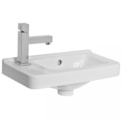 Jika CUBITO asymetrické umývadlo 450 x 250 mm otv. vľavo Biela H8114230001051 Jika CUBITO asymetrické umývadlo 450 x 250 mm otv. vľavo Biela H8114230001051