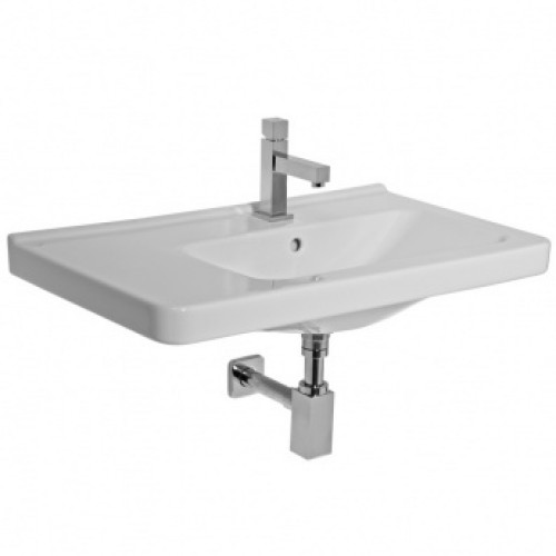 Jika CUBITO asymetrické umývadielko 75x45cm otvor, ľavé Biela H8124210001041 Jika CUBITO asymetrické umývadielko 75x45cm otvor, ľavé Biela H8124210001041