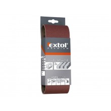 EXTOL PREMIUM plátno brúsne nekonečný pás P40, 533x75mm, balenie 3ks 8803524