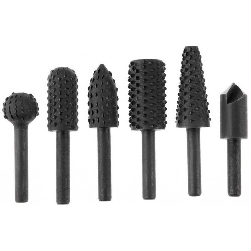 EXTOL PREMIUM Rašple rotačné do dreva, sada 6ks 8803701