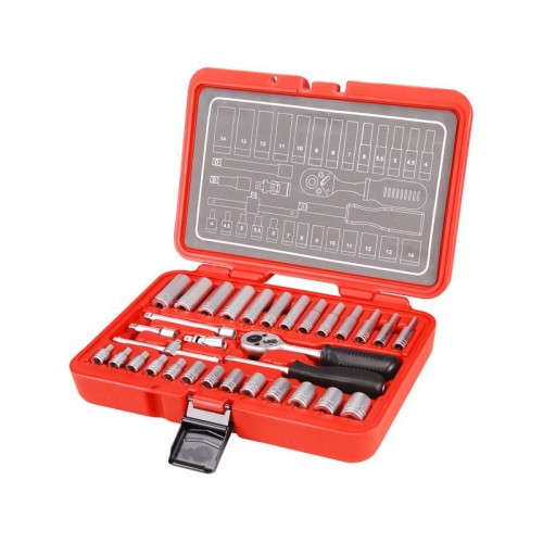 EXTOL PREMIUM kľúče nástrčné 1/4", sada 32ks 8818310