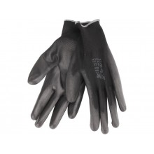 EXTOL PREMIUM rukavice z polyesteru polomáčané, veľkosť 10 ", čierne 8856637