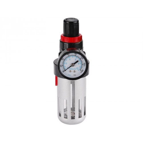 EXTOL PREMIUM regulátor tlaku s olejovým filtrom a manometrom 8865104