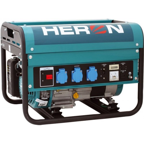 HERON EGM 25 AVR elektrocentrála benzínová 5,5 HP / 2,3 KW 8896111