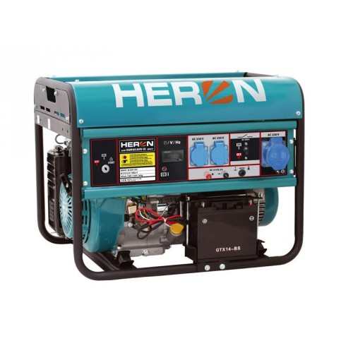HERON EGM 65 AVR-1E elektrocentrála benzínová 15HP / 6,5 KW 8896121