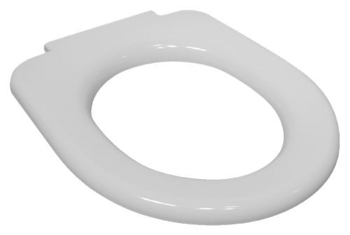 Jika DEEP BY WC Sedátko bez poklopu s oceľovými úchytkami antibakte - biela H8932823000631