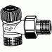 HEIMEIER radiátorový ventil Standard DN 15-1 / 2 "rohový, s vonkajším závitom 9175-02.000