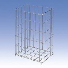SANELA Drátený kôš SLZN 41, rozmer 350 x 290 x 150 mm, nerez 95410