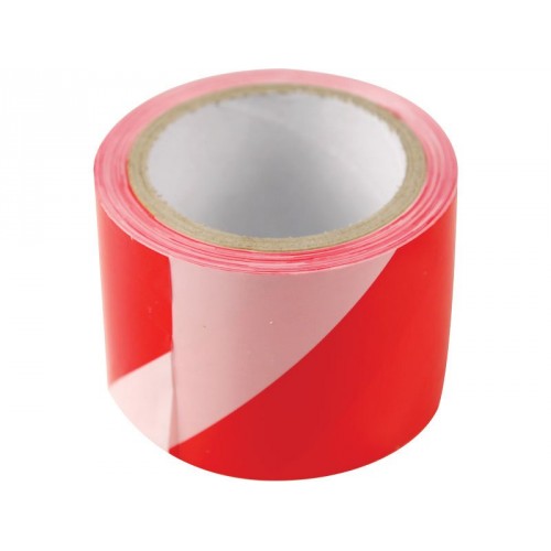 EXTOL CRAFT páska výstražná červeno-biela, 75mm x 250m