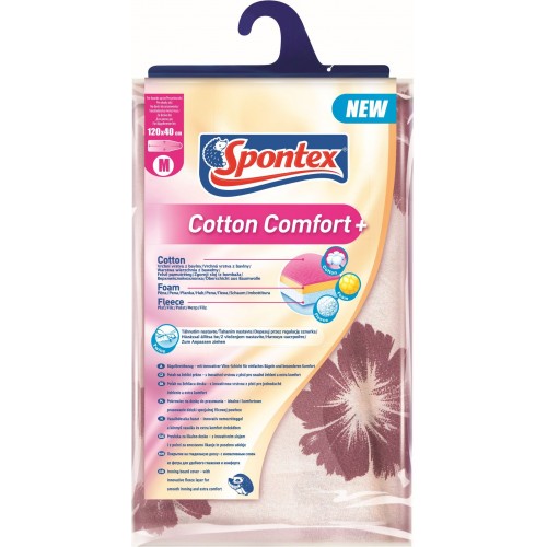 SPONTEX Cotton Comfort + poťah na žehliacu dosku 120 x 40 cm