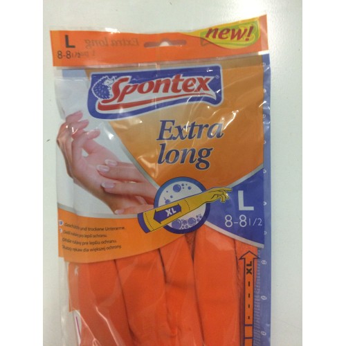 SPONTEX Extra long rukavice L