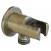 SAPHO Vývod sprchy s držiakom 1/2 ", okrúhly, bronz 981M6