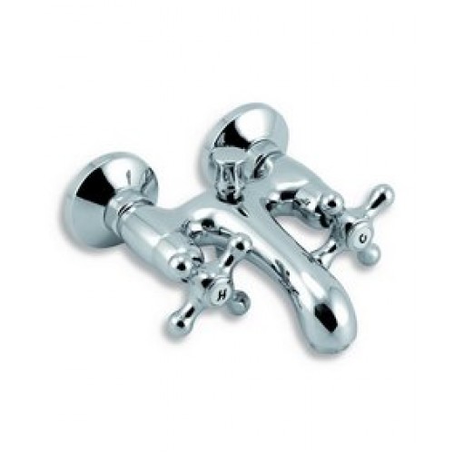 NOVASERVIS TITANIA RETRO II vaňová nástenná batéria 100 mm chróm 99124 / 1,0 NOVASERVIS TITANIA RETRO II vaňová nástenná batéria 100 mm chróm 99124 / 1,0