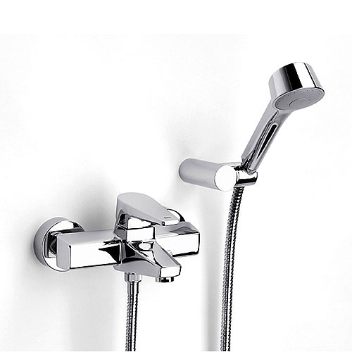 Roca Esmai vaňová - sprchová batéria so sprchou a príslušenstvom A5A0131C00