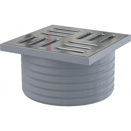 ALCAPLAST Hrdlo vpusty, mriežka 105 × 105 nerez (pre APV26, APV26C) APV0900 ALCAPLAST Hrdlo vpusty, mriežka 105 × 105 nerez (pre APV26, APV26C) APV0900
