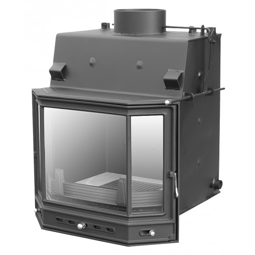 Lechma IRON PSD 15 teplovodná krbová vložka, prizmatické sklo delené, 1 bar AQR-PSD151