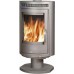 ABX Arktis 8 otočný, krbové kachle, šedý plech