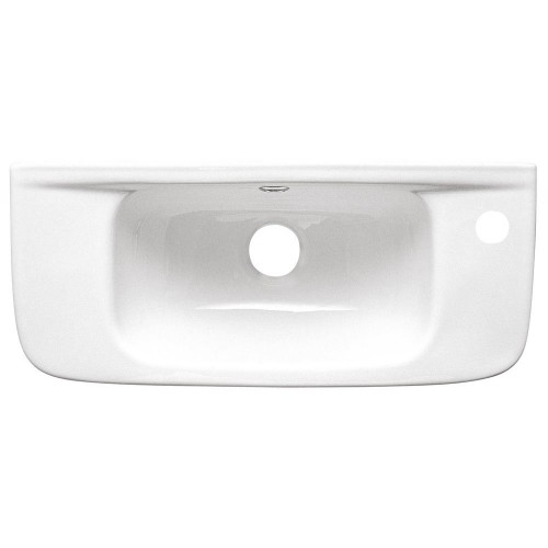 AQUALINE SMALL keramické umývadlo 51x22cm, 91451