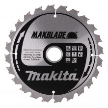 Makita B-32714 Pílový kotúč na drevo 24-zubový s 216x30mm=old B-08903