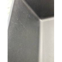 BAZÁR Franke Sirius SID 160/2, 560x440 mm, tectonitový drez, čierny 125.0363.804 POŠKODENÝ