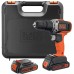 Black & Decker BCD003C2K Príklepová vŕtačka (45Nm/18V/2x1,5Ah), kufor