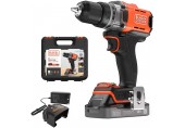 Black & Decker BCD382D1XK Vŕtací skrutkovač (45Nm/18V/1x2,0Ah), kufor