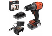 Black & Decker BCD382D2XK Vŕtací skrutkovač (45Nm/18V/2x2,0Ah), kufor